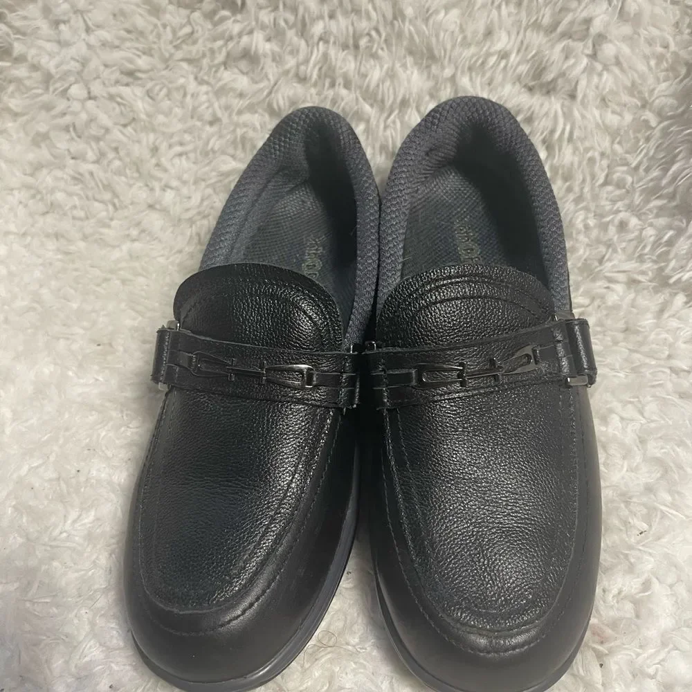 Ortho Feet Chelsea leather black Slip-On Shoes SZ8W